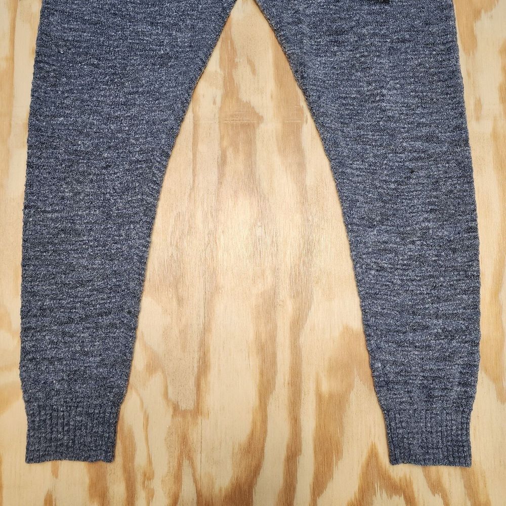 Free People Womens S Jogger Pants Blue Pull On Cozy Lounge Chunky Knit Pockets - Picture 4 of 10